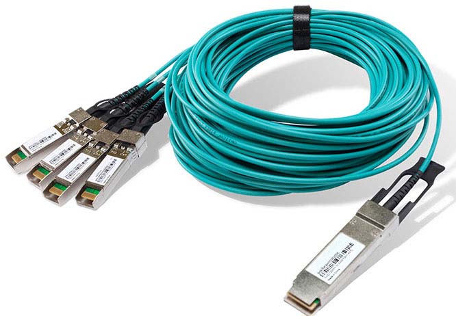 100G QSFP28 to 4SFP28 AOC active optical cable